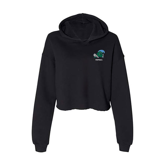 Tulane - NCAA Football : Aidan Parker - Women's Crop Fleece Hoodie-0