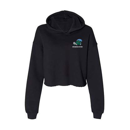 Tulane - NCAA Women's Swimming & Diving : Sydney Mullin - Women's Crop Fleece Hoodie-0