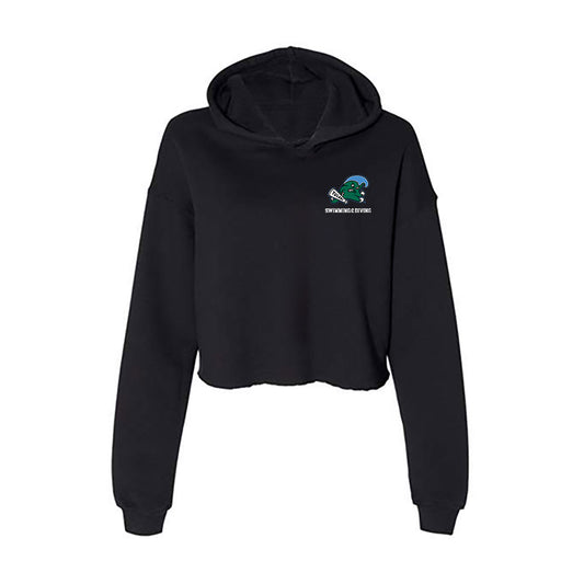 Tulane - NCAA Women's Swimming & Diving : Sydney Mullin - Women's Crop Fleece Hoodie-0