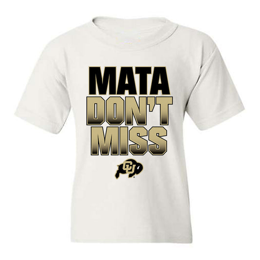 Colorado - NCAA Football : Alejandro Mata - Classic Shersey Youth T-Shirt-0