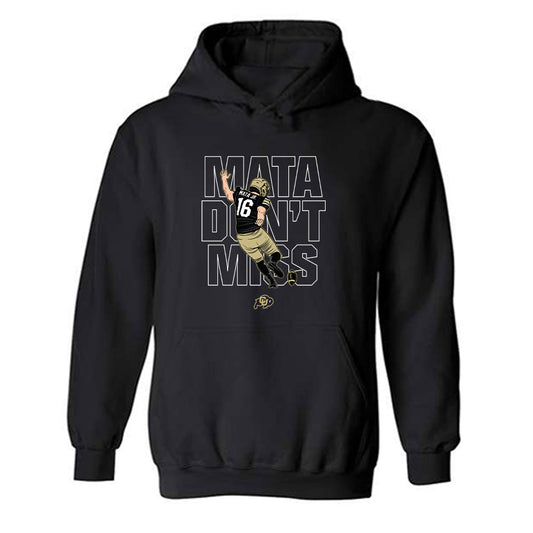 Colorado - NCAA Football : Alejandro Mata - Individual Caricature Hooded Sweatshirt-0