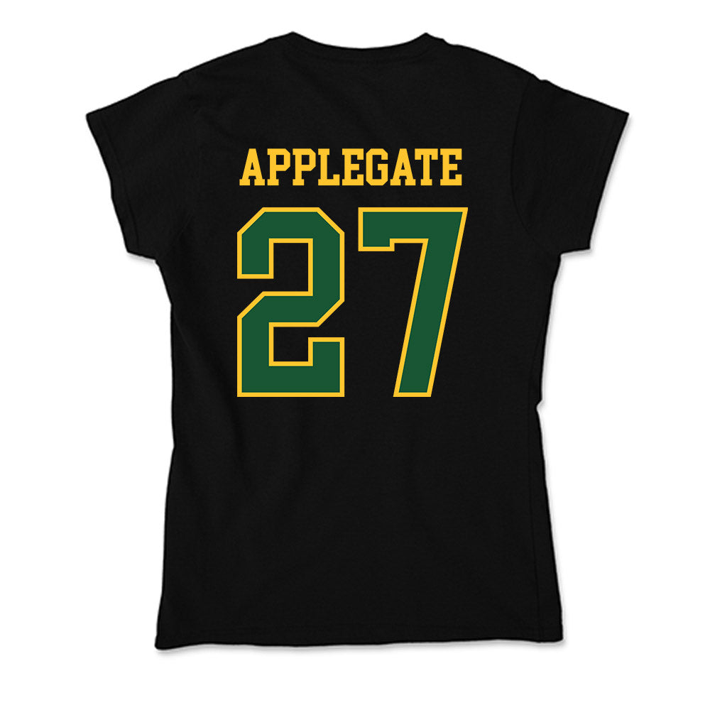 GMU - NCAA Women's Soccer : Keegynn Applegate - Soft Style Women’s T-Shirt-1