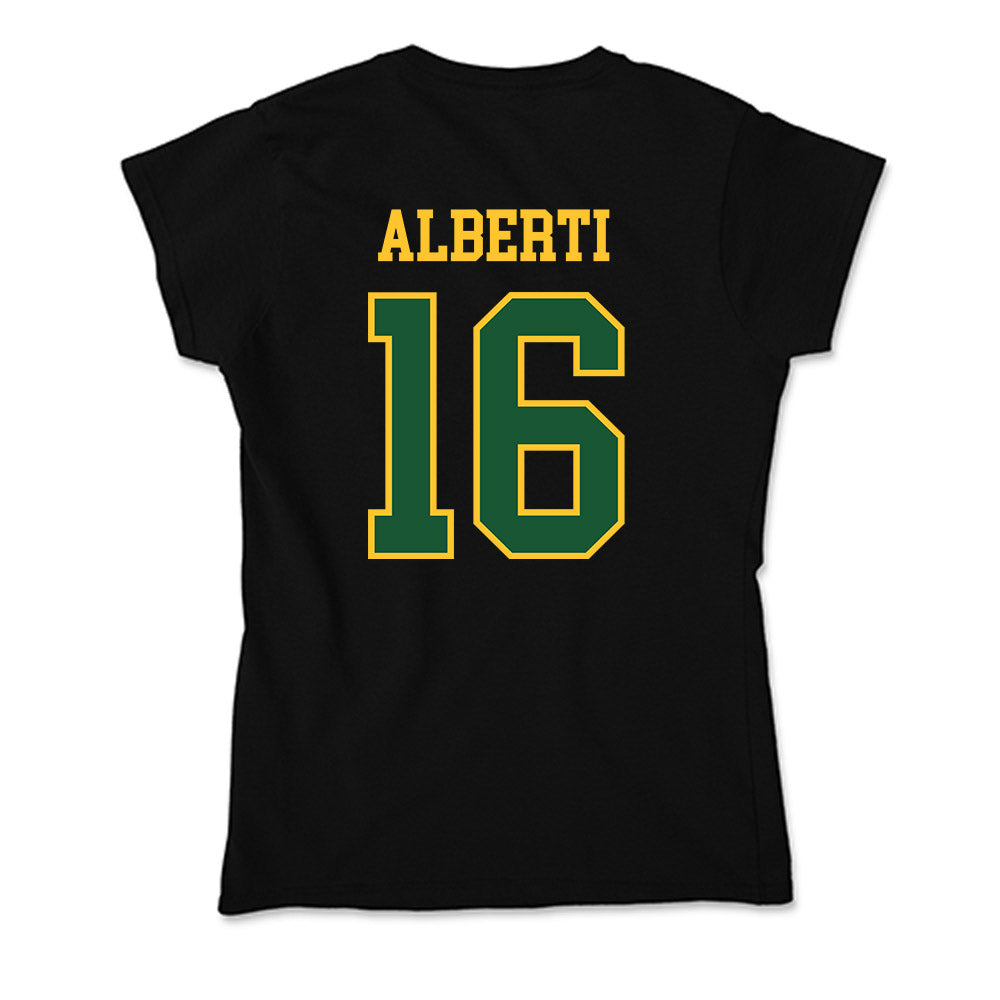 GMU - NCAA Baseball : Lucas Alberti - Soft Style Women’s T-Shirt-1