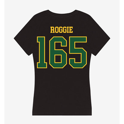 GMU - NCAA Wrestling : Cale Roggie - Women's V-Neck T-Shirt-1