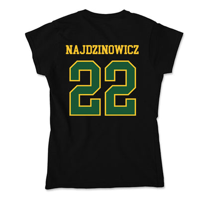 GMU - NCAA Women's Soccer : Abby Najdzinowicz - Soft Style Women’s T-Shirt-1