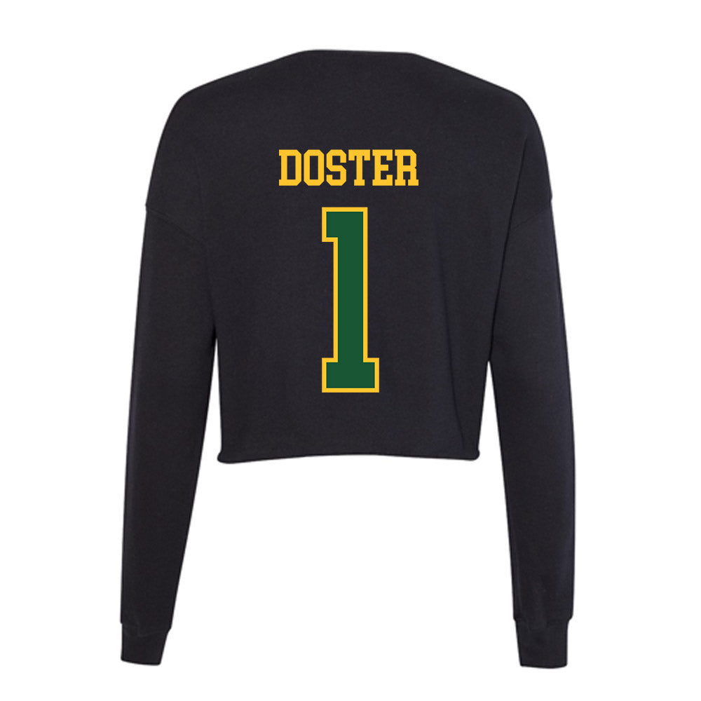 GMU - NCAA Women's Basketball : Jazmyn Doster - Women's Cropped Crew Fleece-1