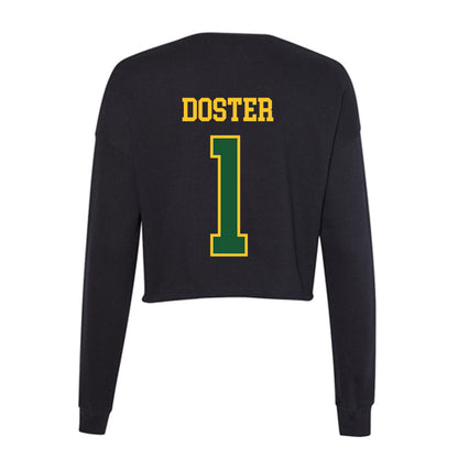 GMU - NCAA Women's Basketball : Jazmyn Doster - Women's Cropped Crew Fleece-1
