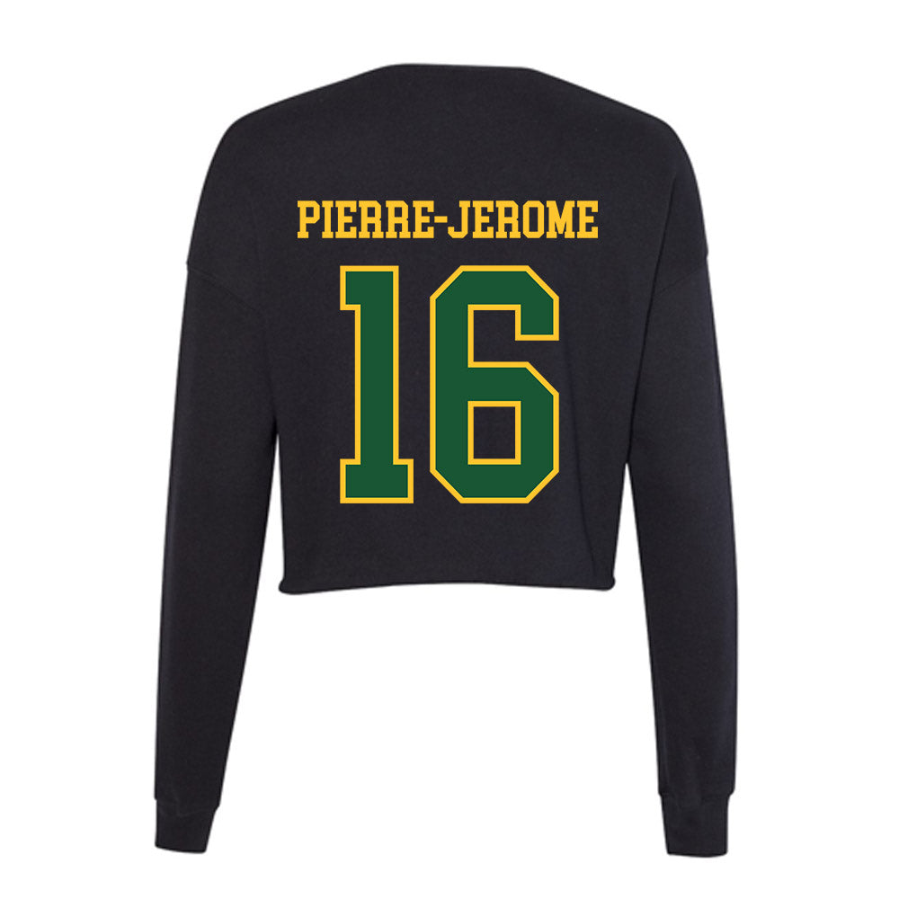 GMU - NCAA Women's Soccer : Milan Pierre-Jerome - Women's Cropped Crew Fleece-1