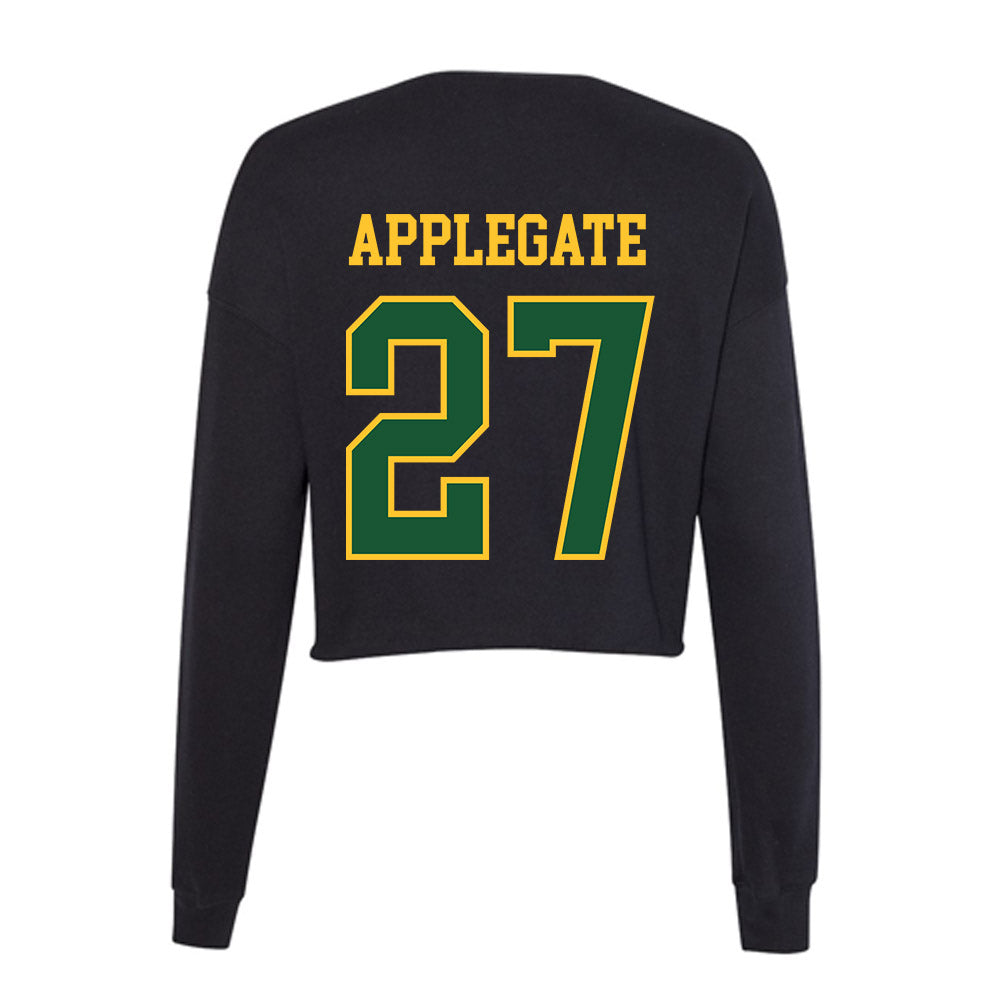 GMU - NCAA Women's Soccer : Keegynn Applegate - Women's Cropped Crew Fleece-1
