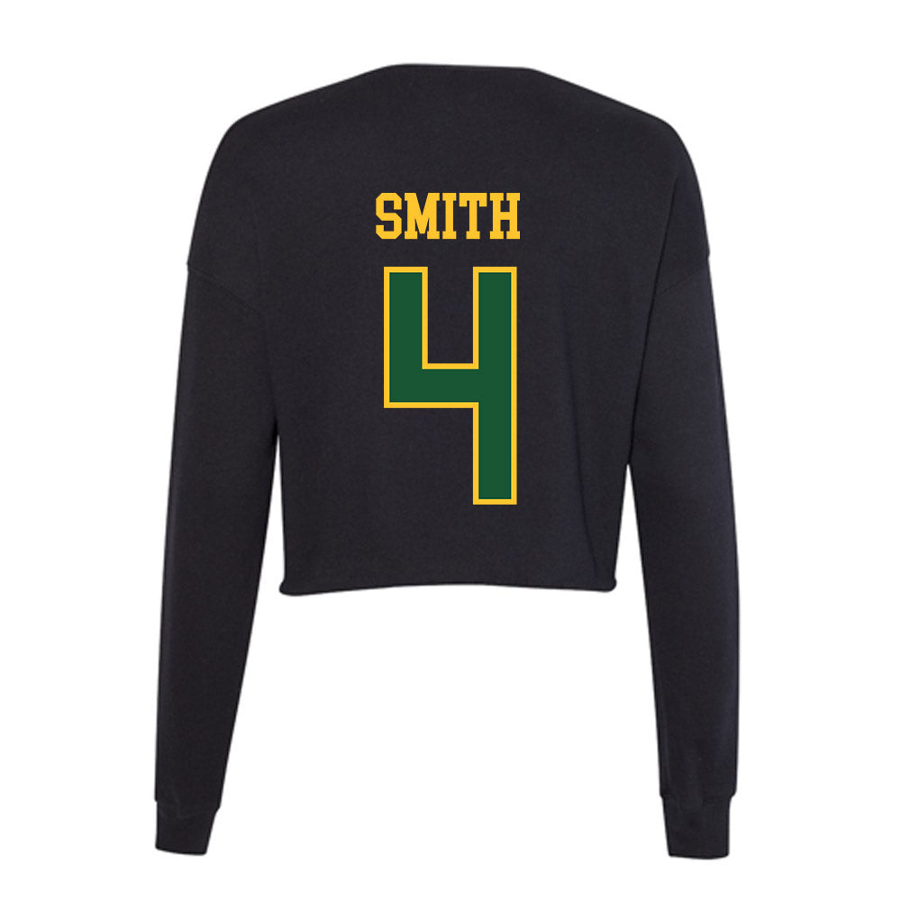 GMU - NCAA Women's Basketball : Sonia Smith - Women's Cropped Crew Fleece-1