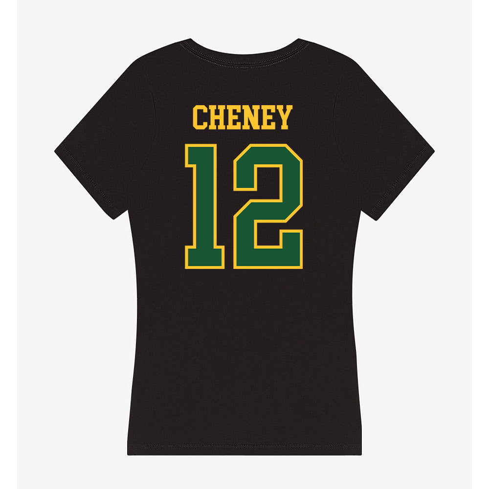 GMU - NCAA Women's Volleyball : Ava Cheney - Women's V-Neck T-Shirt-1