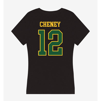GMU - NCAA Women's Volleyball : Ava Cheney - Women's V-Neck T-Shirt-1