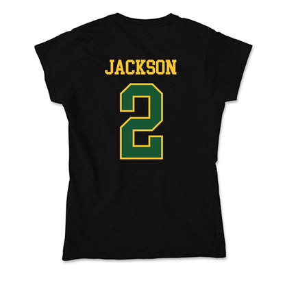 GMU - NCAA Men's Soccer : Elijah Jackson - Soft Style Women’s T-Shirt-1