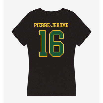 GMU - NCAA Women's Soccer : Milan Pierre-Jerome - Women's V-Neck T-Shirt-1