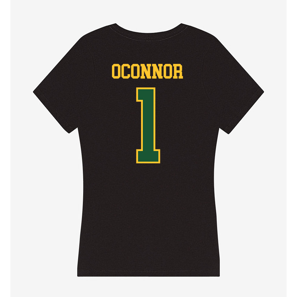 GMU - NCAA Men's Basketball : Brayden OConnor - Women's V-Neck T-Shirt-1