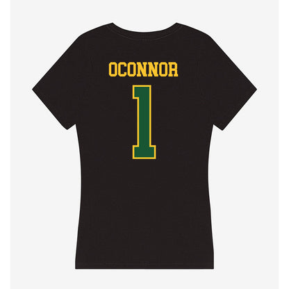 GMU - NCAA Men's Basketball : Brayden OConnor - Women's V-Neck T-Shirt-1
