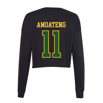 GMU - NCAA Women's Basketball : Mary Amoateng - Women's Cropped Crew Fleece-1