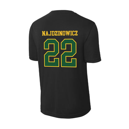 GMU - NCAA Women's Soccer : Abby Najdzinowicz - Activewear T-Shirt-1