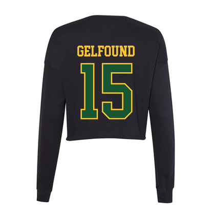 GMU - NCAA Women's Volleyball : Gabriella Gelfound - Women's Cropped Crew Fleece-1