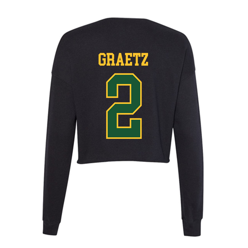 GMU - NCAA Women's Volleyball : Haley Graetz - Women's Cropped Crew Fleece-1