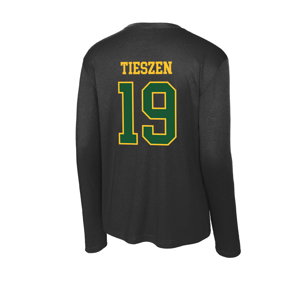 GMU - NCAA Women's Soccer : Dot Tieszen - Activewear Long Sleeve T-Shirt-1