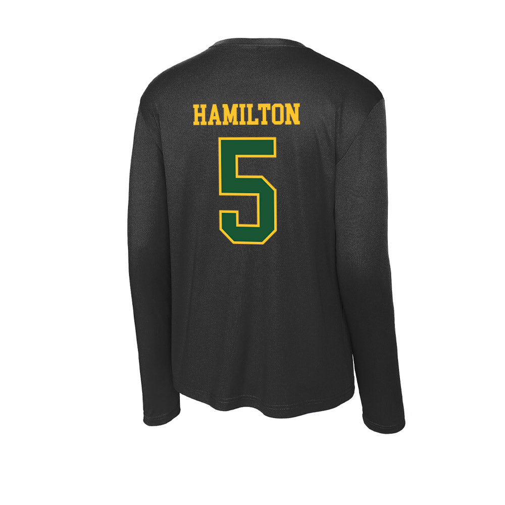 GMU - NCAA Women's Volleyball : Kiera Hamilton - Activewear Long Sleeve T-Shirt-1