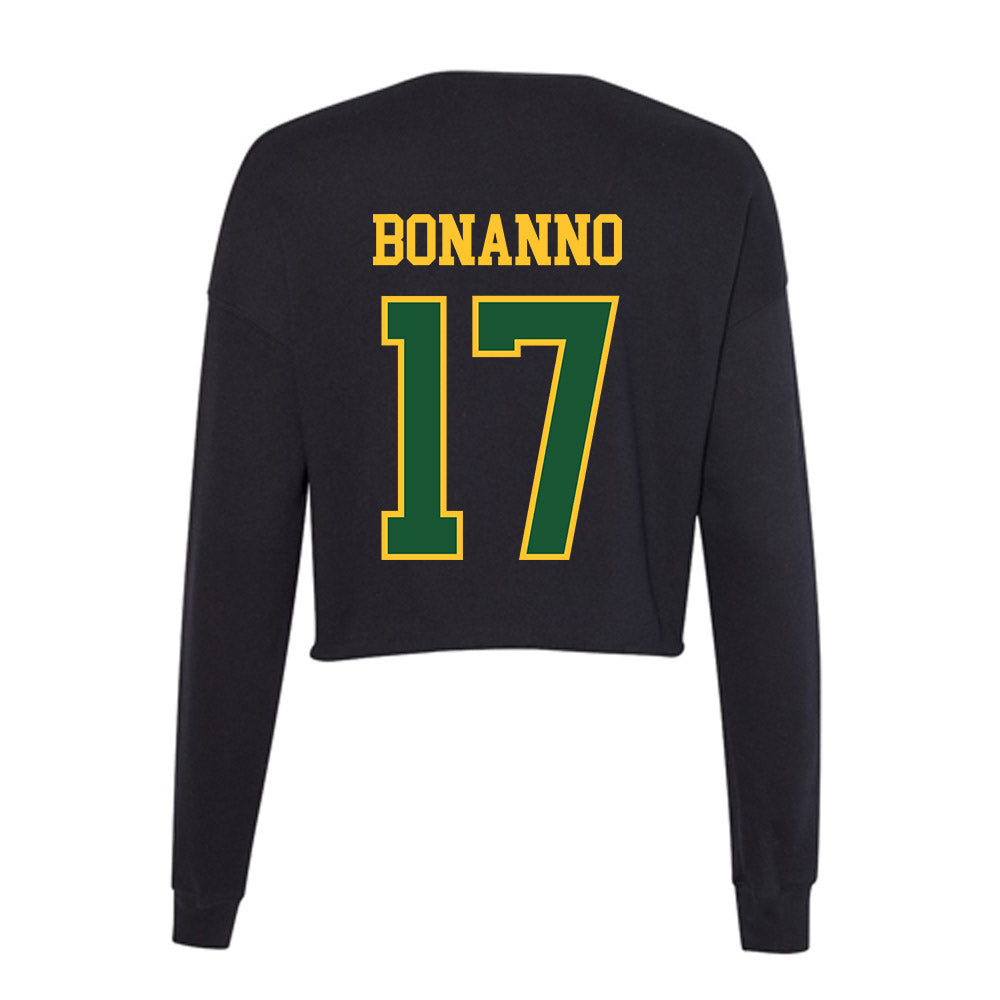 GMU - NCAA Women's Soccer : Adriana Bonanno - Women's Cropped Crew Fleece-1