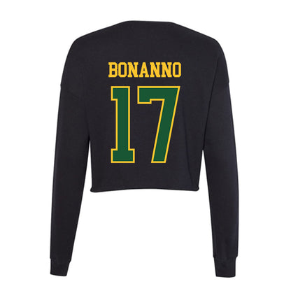 GMU - NCAA Women's Soccer : Adriana Bonanno - Women's Cropped Crew Fleece-1