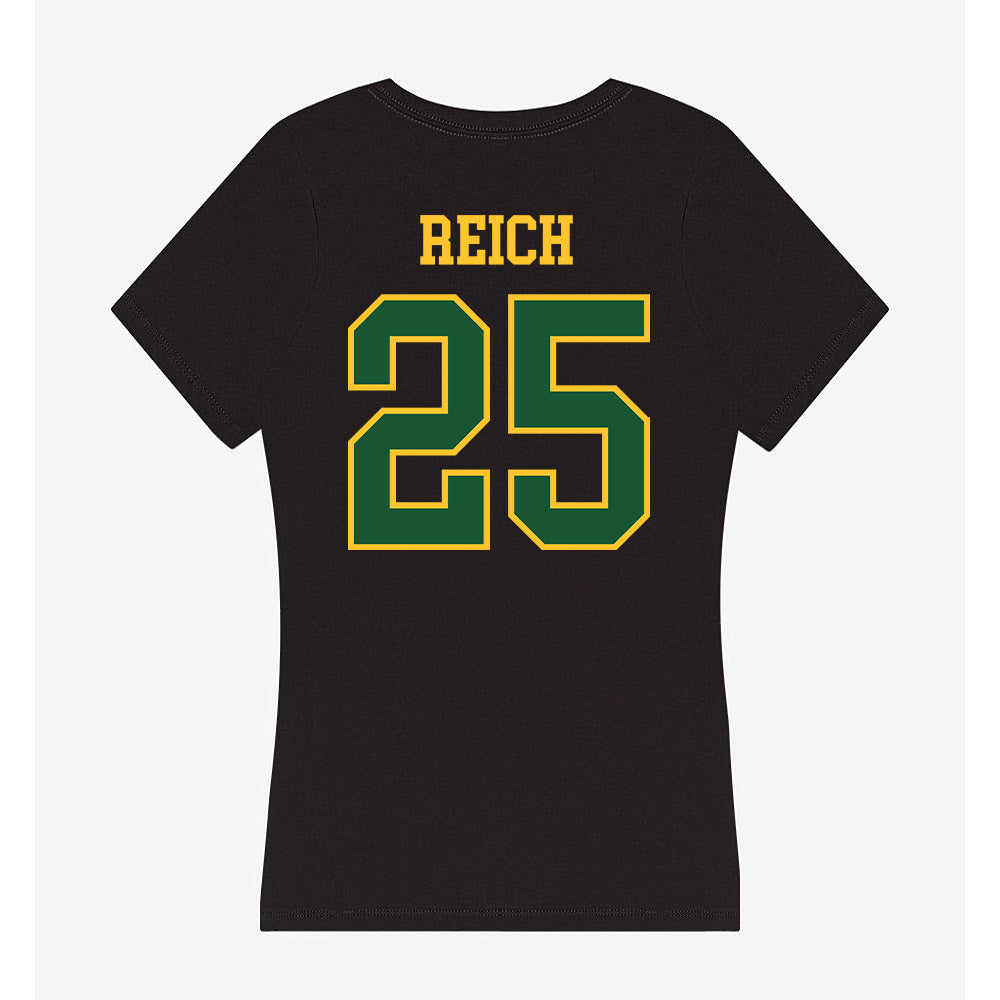 GMU - NCAA Women's Soccer : Taryn Reich - Women's V-Neck T-Shirt-1