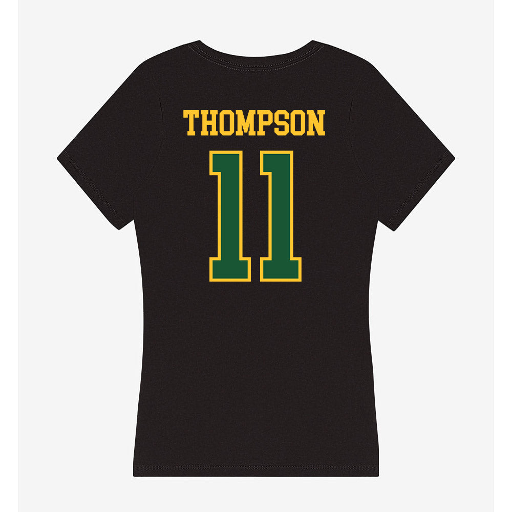 GMU - NCAA Women's Volleyball : Nia Thompson - Women's V-Neck T-Shirt-1