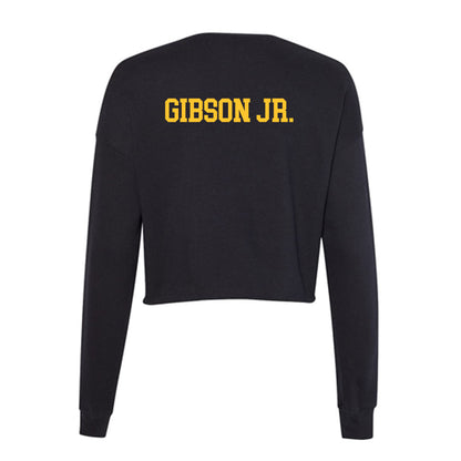 GMU - NCAA Men's Track & Field : Anthony Gibson Jr. - Women's Cropped Crew Fleece-1
