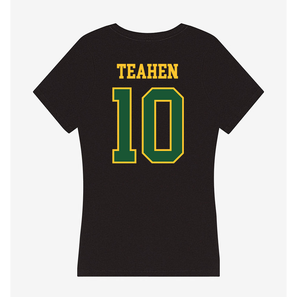 GMU - NCAA Women's Volleyball : Katarina Teahen - Women's V-Neck T-Shirt-1