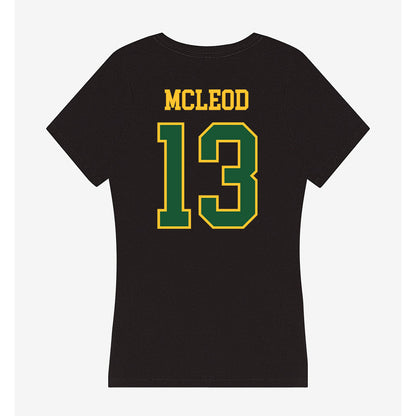 GMU - NCAA Men's Soccer : Tresz McLeod - Women's V-Neck T-Shirt-1