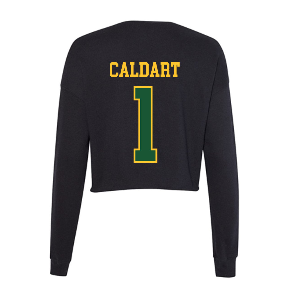 GMU - NCAA Women's Soccer : Selamawit Caldart - Women's Cropped Crew Fleece-1