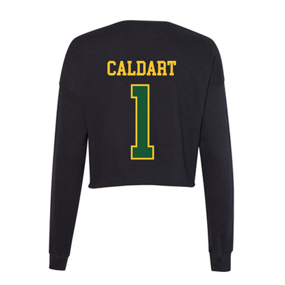 GMU - NCAA Women's Soccer : Selamawit Caldart - Women's Cropped Crew Fleece-1