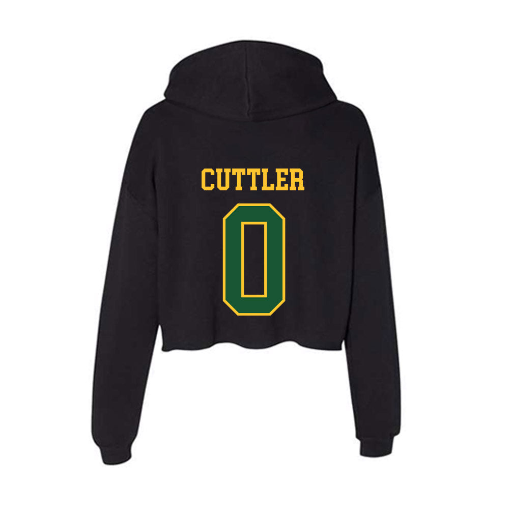 GMU - NCAA Women's Soccer : Sarah Cuttler - Women's Crop Fleece Hoodie-1