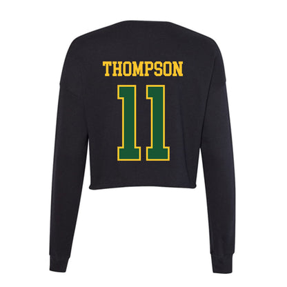 GMU - NCAA Women's Volleyball : Nia Thompson - Women's Cropped Crew Fleece-1
