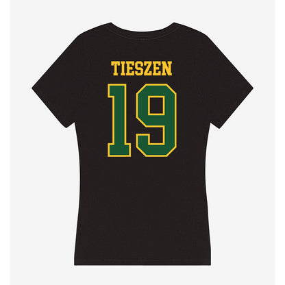 GMU - NCAA Women's Soccer : Dot Tieszen - Women's V-Neck T-Shirt-1