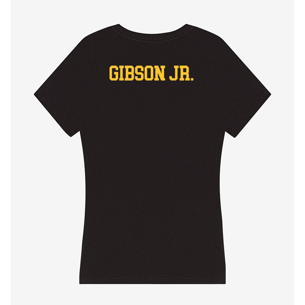 GMU - NCAA Men's Track & Field : Anthony Gibson Jr. - Women's V-Neck T-Shirt-1