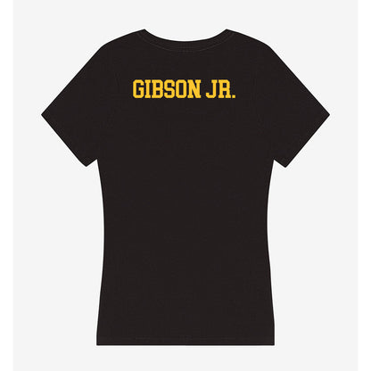 GMU - NCAA Men's Track & Field : Anthony Gibson Jr. - Women's V-Neck T-Shirt-1