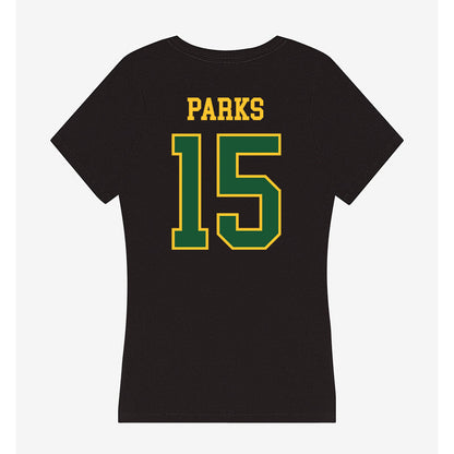 GMU - NCAA Baseball : Brandon Parks - Women's V-Neck T-Shirt-1