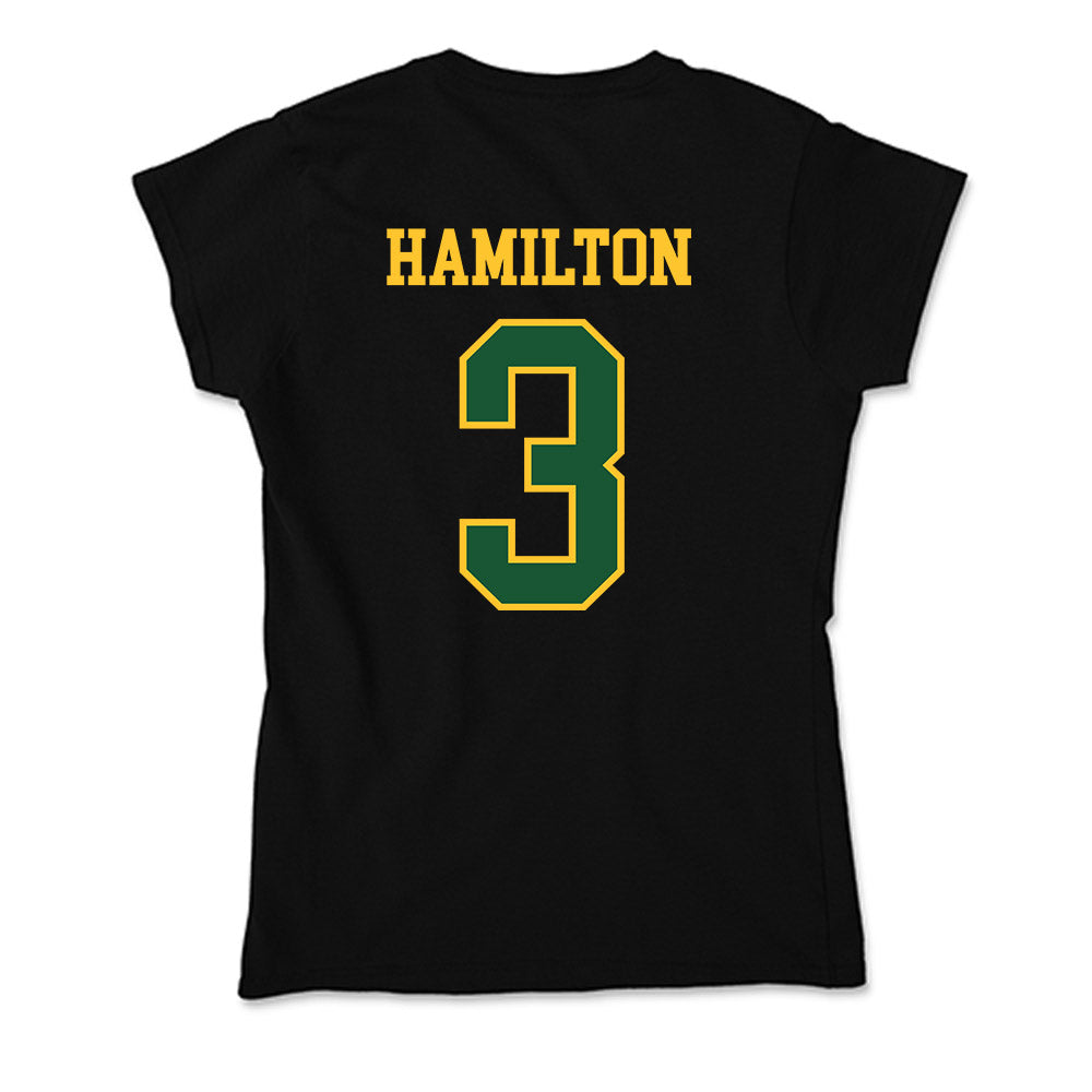 GMU - NCAA Baseball : Tre Hamilton - Soft Style Women’s T-Shirt-1