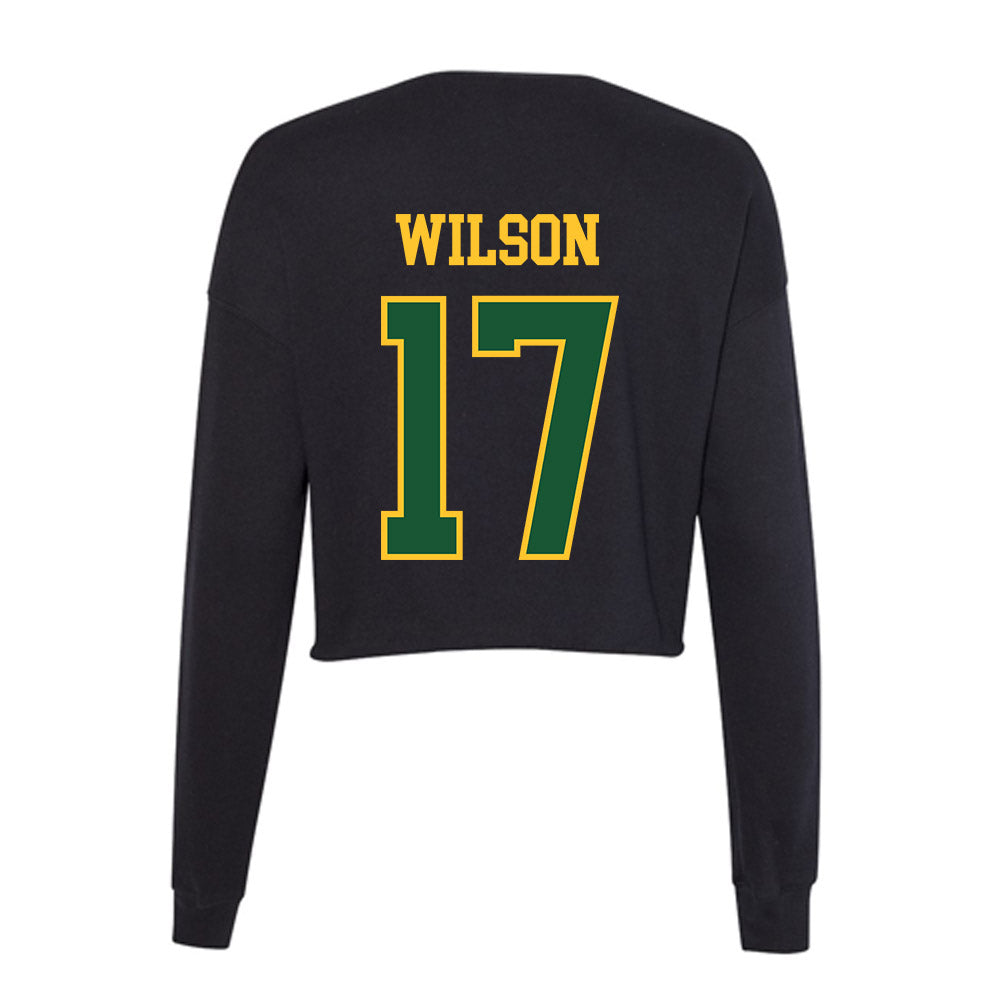 GMU - NCAA Women's Soccer : Nina Wilson - Women's Cropped Crew Fleece-1