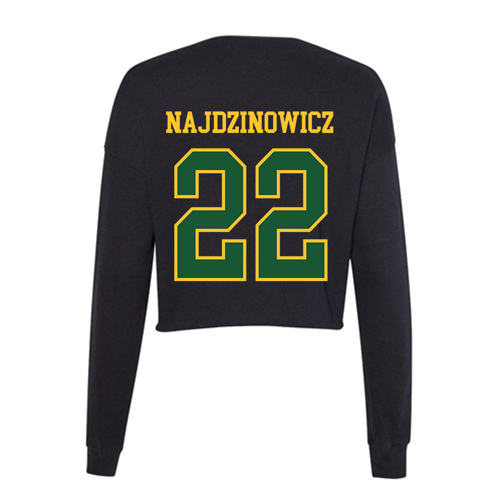GMU - NCAA Women's Soccer : Abby Najdzinowicz - Women's Cropped Crew Fleece-1