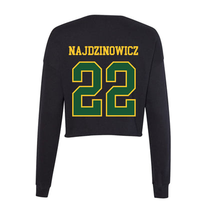 GMU - NCAA Women's Soccer : Abby Najdzinowicz - Women's Cropped Crew Fleece-1
