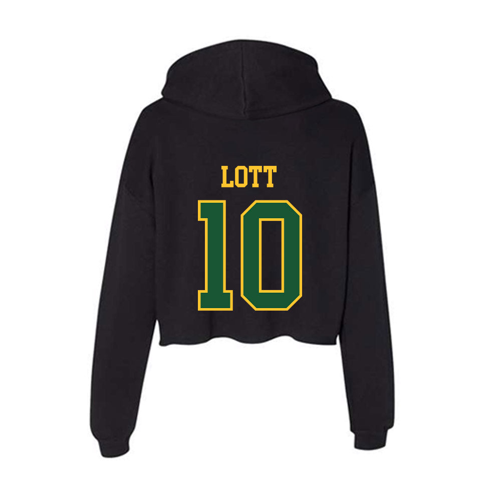 GMU - NCAA Women's Volleyball : Jaylin Lott - Women's Crop Fleece Hoodie-1