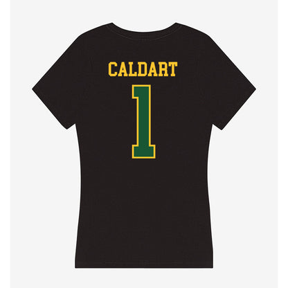 GMU - NCAA Women's Soccer : Selamawit Caldart - Women's V-Neck T-Shirt-1