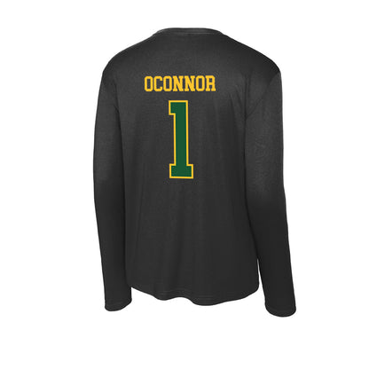 GMU - NCAA Men's Basketball : Brayden OConnor - Activewear Long Sleeve T-Shirt-1