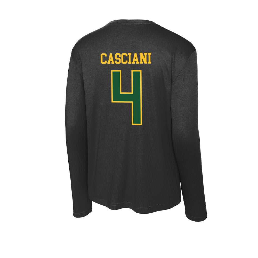 GMU - NCAA Women's Soccer : Mia Casciani - Activewear Long Sleeve T-Shirt-1