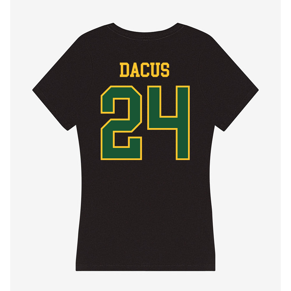 GMU - NCAA Women's Soccer : Sydney Dacus - Women's V-Neck T-Shirt-1